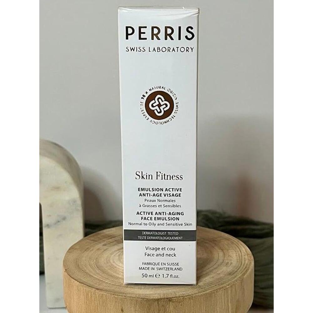Perris Swiss Laboratory Skin Fitness Active Anti-Aging Face Emulsion BNIB $184RV
